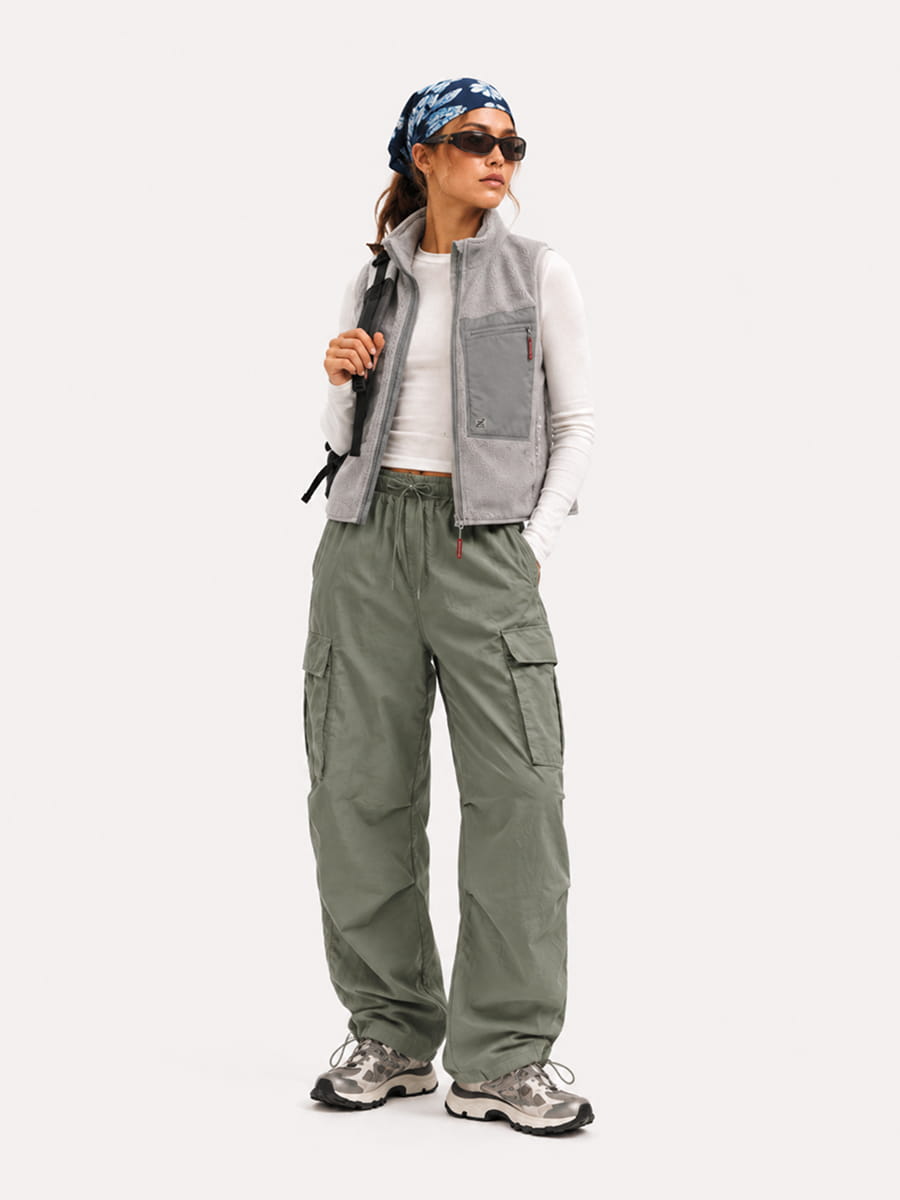 Fleece Puffer Vest