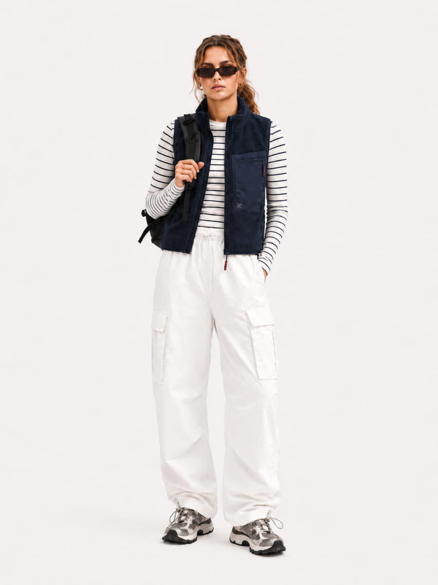 Fleece Puffer Vest