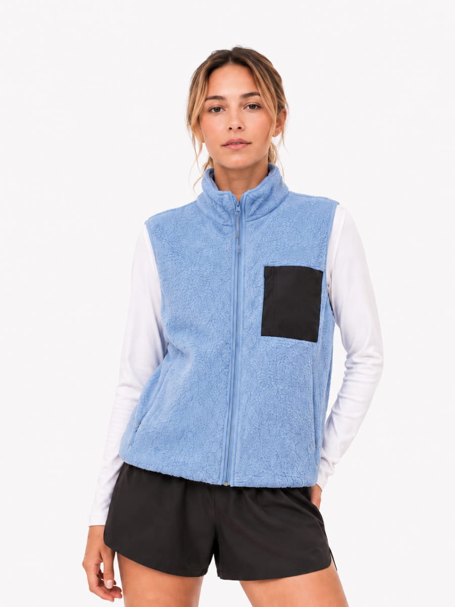 Fleece Puffer Vest