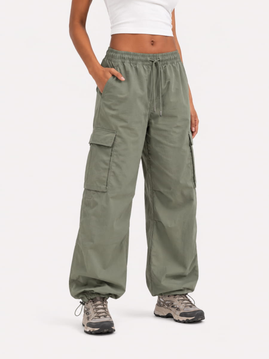 Cargo Parachute Pants