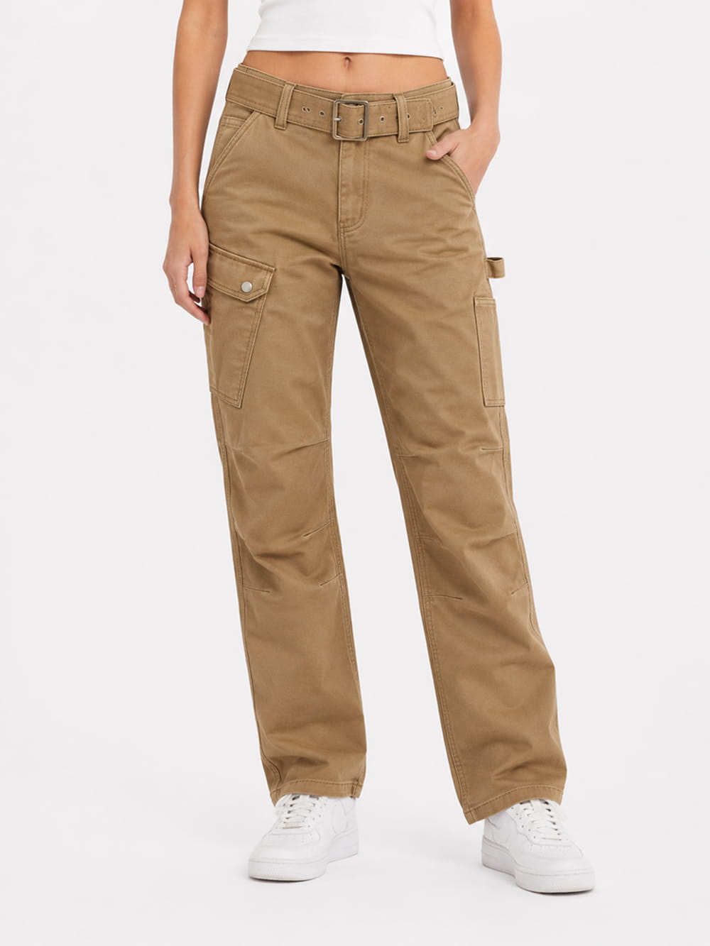 Belted Cargo Pants