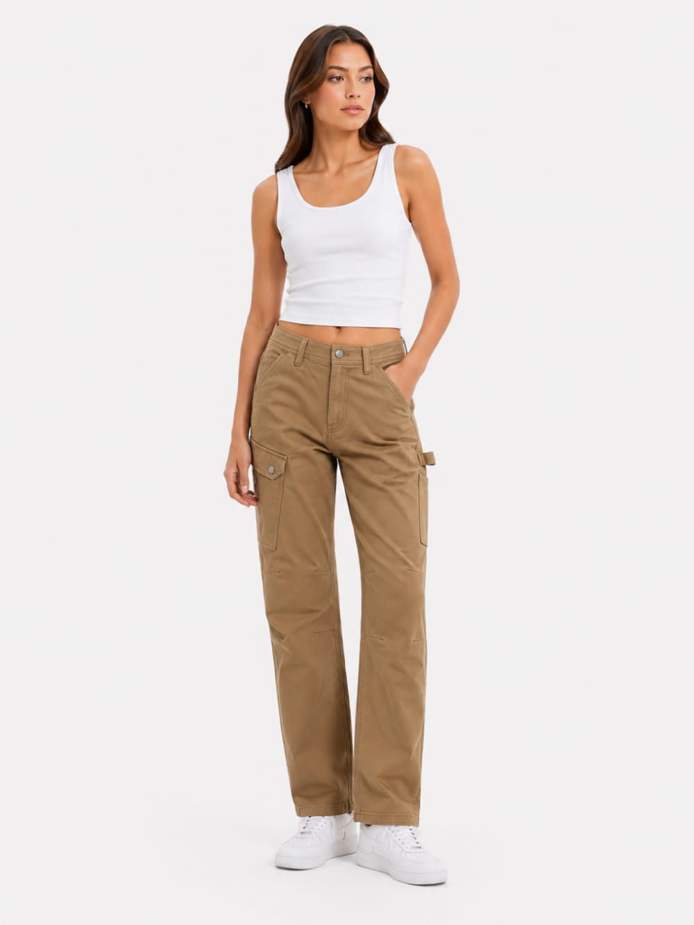 Belted Cargo Pants